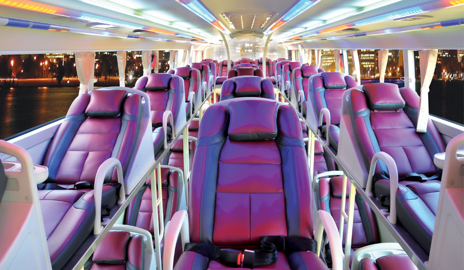 Sleeper coach interior